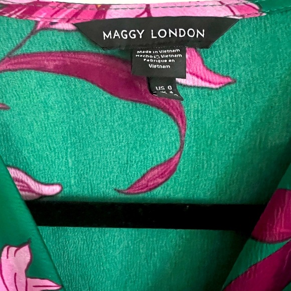 NWT - Maggie London - Floral Rayne Maxi Dress - Picture 10 of 11